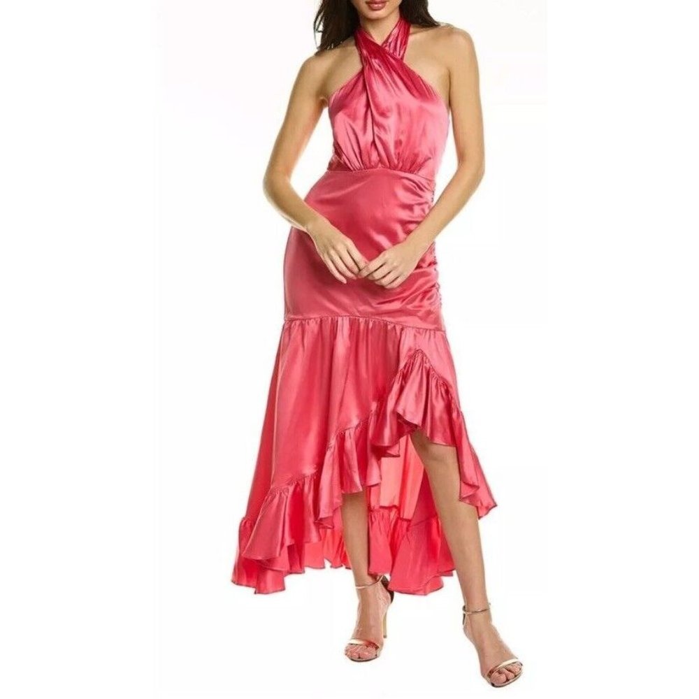 Cinq à Sept Pink Halter Dress